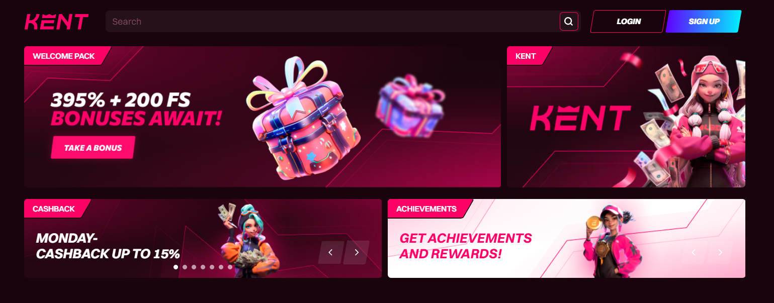 Официальный сайт Casino Kent 